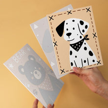 Load image into Gallery viewer, Mini Paint by Numbers Set 15x20cm (6 pieces) - Cosy Critters
