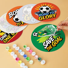 Load image into Gallery viewer, Mini Paint by Numbers Set - Discs Ø20cm (6 pieces) - Game On