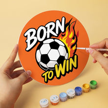 Load image into Gallery viewer, Mini Paint by Numbers Set - Discs Ø20cm (6 pieces) - Game On