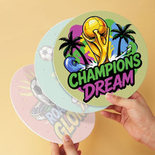 Load image into Gallery viewer, Mini Paint by Numbers Set - Discs Ø20cm (6 pieces) - Game On