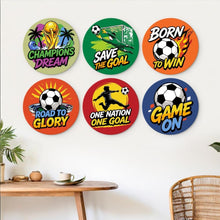 Load image into Gallery viewer, Mini Paint by Numbers Set - Discs Ø20cm (6 pieces) - Game On