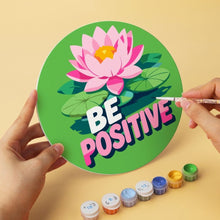 Load image into Gallery viewer, Mini Paint by Numbers Set - Discs Ø20cm (6 pieces) - Be Kind Collection
