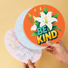 Load image into Gallery viewer, Mini Paint by Numbers Set - Discs Ø20cm (6 pieces) - Be Kind Collection