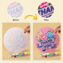 Load image into Gallery viewer, Mini Paint by Numbers Set - Discs Ø20cm (6 pieces) - Be Kind Collection