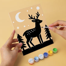Load image into Gallery viewer, Mini Paint by Numbers Set 15x20cm (6 pieces) - Cosy Tales