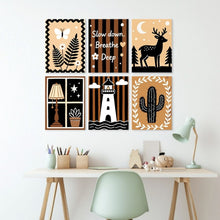 Load image into Gallery viewer, Mini Paint by Numbers Set 15x20cm (6 pieces) - Cosy Tales
