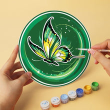 Load image into Gallery viewer, Mini Paint by Numbers Set - Discs Ø20cm (6 pieces) - Emerald Wings