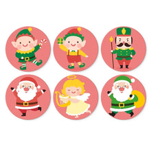 Load image into Gallery viewer, Mini Paint by Numbers Set - Discs Ø20cm (6 pieces) - Christmas Character Figured'Art