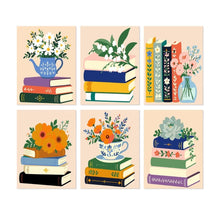 Load image into Gallery viewer, Mini Paint by Numbers Set 15x20cm (6 pieces) - Literary Bouquet Figured'Art