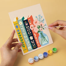 Load image into Gallery viewer, Mini Paint by Numbers Set 15x20cm (6 pieces) - Literary Bouquet