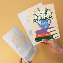Load image into Gallery viewer, Mini Paint by Numbers Set 15x20cm (6 pieces) - Literary Bouquet