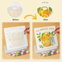 Load image into Gallery viewer, Mini Paint by Numbers Set 20x20cm (6 pieces) - Lemon Grove