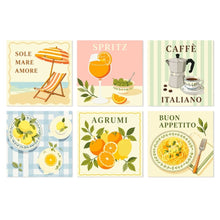 Load image into Gallery viewer, Mini Paint by Numbers Set 20x20cm (6 pieces) - Made in Italy Moments Figured'Art