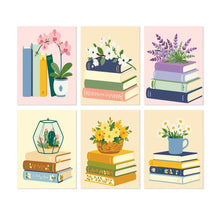 Load image into Gallery viewer, Mini Paint by Numbers Set 15x20cm (6 pieces) - Reading Garden Figured'Art