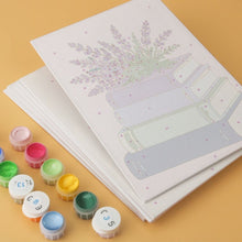 Load image into Gallery viewer, Mini Paint by Numbers Set 15x20cm (6 pieces) - Reading Garden