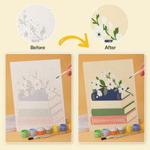 Load image into Gallery viewer, Mini Paint by Numbers Set 15x20cm (6 pieces) - Reading Garden