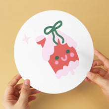 Load image into Gallery viewer, Mini Paint by Numbers Set - Discs Ø20cm (6 pieces) - Sweet Christmas