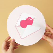 Load image into Gallery viewer, Mini Paint by Numbers Set - Discs Ø20cm (6 pieces) - Love Notes