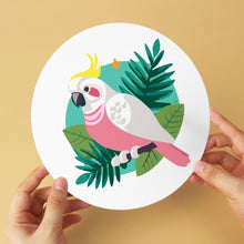 Load image into Gallery viewer, Mini Paint by Numbers Set - Discs Ø20cm (6 pieces) - Colourful Wings