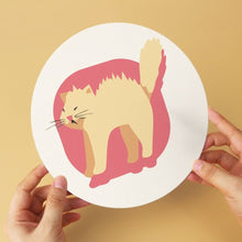 Load image into Gallery viewer, Mini Paint by Numbers Set - Discs Ø20cm (6 pieces) - Cat Portrait