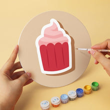 Load image into Gallery viewer, Mini Paint by Numbers Set - Discs Ø20cm (6 pieces) - Love Icons