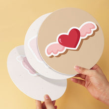 Load image into Gallery viewer, Mini Paint by Numbers Set - Discs Ø20cm (6 pieces) - Love Icons