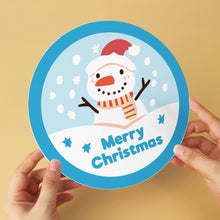 Load image into Gallery viewer, Mini Paint by Numbers Set - Discs Ø20cm (6 pieces) - Colourful Christmas
