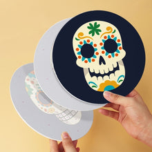Load image into Gallery viewer, Mini Paint by Numbers Set - Discs Ø20cm (6 pieces) - Día de los Muertos