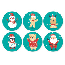 Load image into Gallery viewer, Mini Paint by Numbers Set - Discs Ø20cm (6 pieces) - Turquoise Holiday Set 1 Figured'Art
