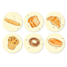 Load image into Gallery viewer, Mini Paint by Numbers Set - Discs Ø20cm (6 pieces) - Fresh from the Oven Figured'Art