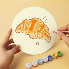 Load image into Gallery viewer, Mini Paint by Numbers Set - Discs Ø20cm (6 pieces) - Fresh from the Oven