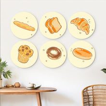 Load image into Gallery viewer, Mini Paint by Numbers Set - Discs Ø20cm (6 pieces) - Fresh from the Oven