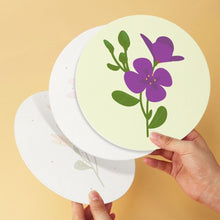 Load image into Gallery viewer, Mini Paint by Numbers Set - Discs Ø20cm (6 pieces) - Gentle Petal
