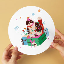 Load image into Gallery viewer, Mini Paint by Numbers Set - Discs Ø20cm (6 pieces) - Christmas Charm