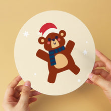 Load image into Gallery viewer, Mini Paint by Numbers Set - Discs Ø20cm (6 pieces) - Vintage Christmas Toy