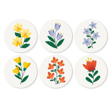 Load image into Gallery viewer, Mini Paint by Numbers Set - Discs Ø20cm (6 pieces) - Botanical Portraits Figured'Art