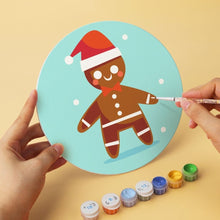 Load image into Gallery viewer, Mini Paint by Numbers Set - Discs Ø20cm (6 pieces) - Turquoise Holiday Set 2