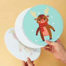 Load image into Gallery viewer, Mini Paint by Numbers Set - Discs Ø20cm (6 pieces) - Turquoise Holiday Set 2