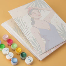 Load image into Gallery viewer, Mini Paint by Numbers Set 15x20cm (6 pieces) - Tropical Muse