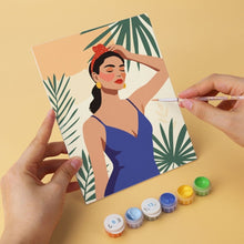 Load image into Gallery viewer, Mini Paint by Numbers Set 15x20cm (6 pieces) - Tropical Muse