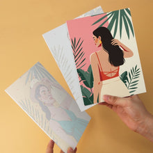 Load image into Gallery viewer, Mini Paint by Numbers Set 15x20cm (6 pieces) - Tropical Muse