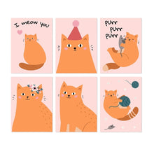 Load image into Gallery viewer, Mini Paint by Numbers Set 15x20cm (6 pieces) - Purrfect Day Figured'Art