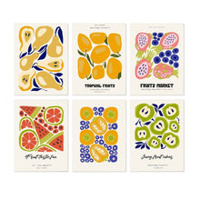 Load image into Gallery viewer, Mini Paint by Numbers Set 15x20cm (6 pieces) - Fruity Prints Figured'Art