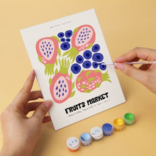 Load image into Gallery viewer, Mini Paint by Numbers Set 15x20cm (6 pieces) - Fruity Prints