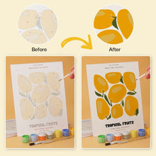 Load image into Gallery viewer, Mini Paint by Numbers Set 15x20cm (6 pieces) - Fruity Prints