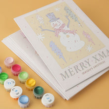 Load image into Gallery viewer, Mini Paint by Numbers Set 15x20cm (6 pieces) - Holly Jolly Collection
