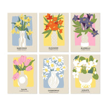 Load image into Gallery viewer, Mini Paint by Numbers Set 15x20cm (6 pieces) - Full Bloom Figured'Art