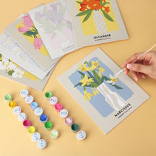 Load image into Gallery viewer, Mini Paint by Numbers Set 15x20cm (6 pieces) - Full Bloom