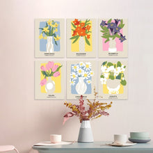 Load image into Gallery viewer, Mini Paint by Numbers Set 15x20cm (6 pieces) - Full Bloom