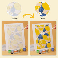 Load image into Gallery viewer, Mini Paint by Numbers Set 15x20cm (6 pieces) - Citrus and Sun